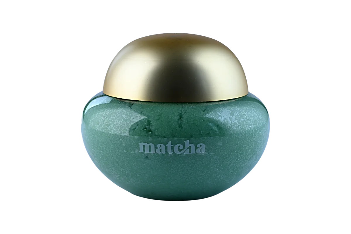 Luxuriöses Körperpeeling im Tiegel – Feuchtigkeitsspendendes Hautpeeling mit Matcha und natürlichen Inhaltsstoffen 1