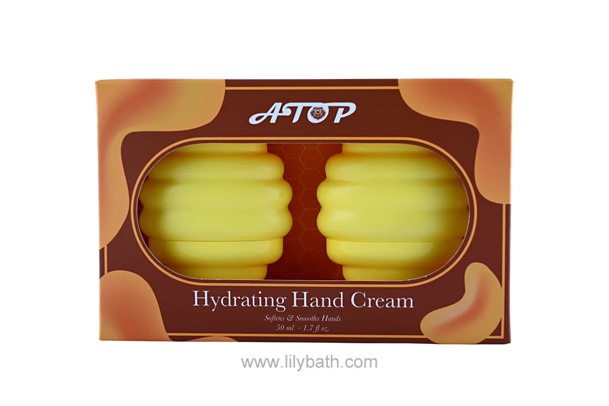 ATOP Hydrating Hand Cream (2-Pack) - Ultra-Moisturizing Shea Butter Formula for Soft, Smooth Hands 1